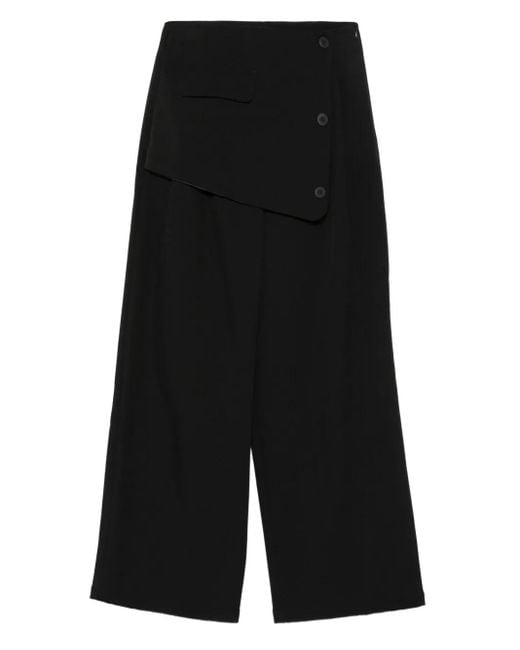 ELEH Black Jogginghose mit Zierknöpfen