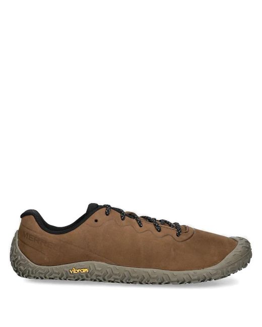 Merrell Brown Vapor Glove 6 Leather Footwear for men