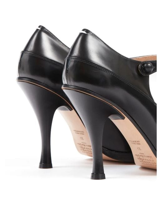 Maison Margiela Bourgeoise 100 Mm Leren Pumps in het Black