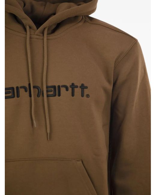 Carhartt Brown Hooded Carhartt Sweatshirt