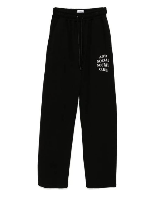 メンズ ANTI SOCIAL SOCIAL CLUB マインドゲーム グリッター スウェットパンツ Black