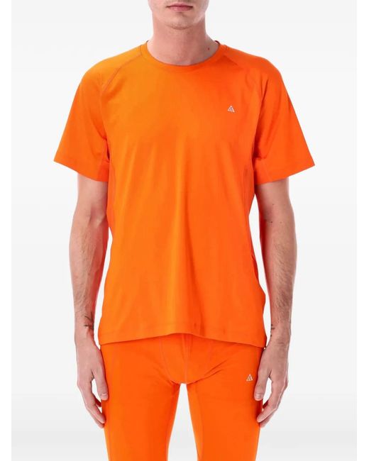 Nike Orange Wildsee Logo Detail T-Shirt for men