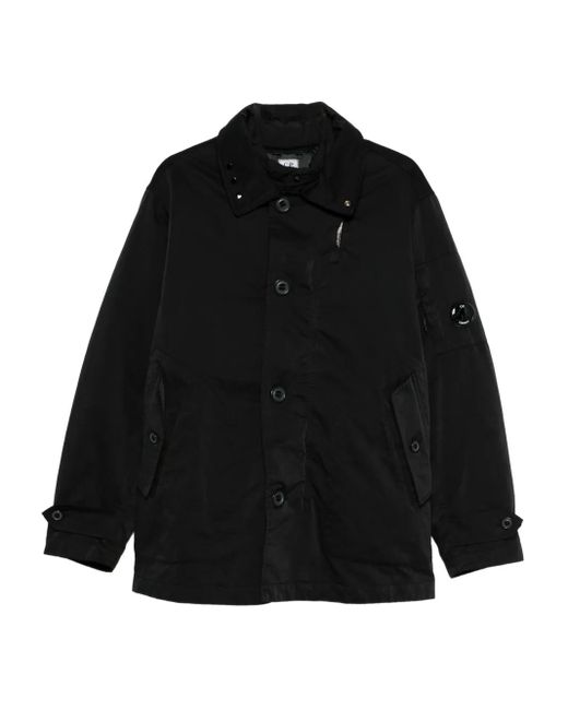 C P Company Black Buttoned Jacket for men