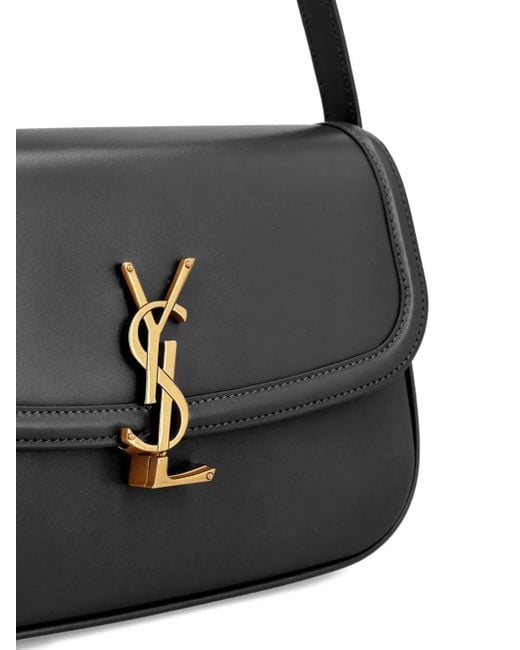 Saint Laurent Black Large Solferino Shoulder Bag