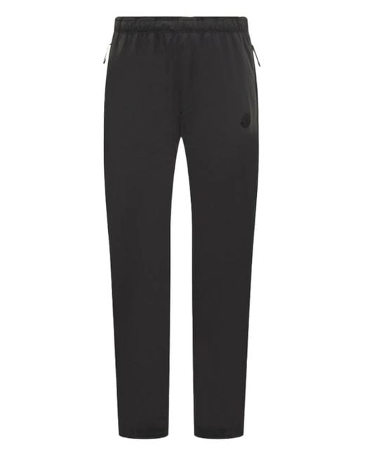 Moncler Logo-Patch Track Pants in Black for Men Lyst UK