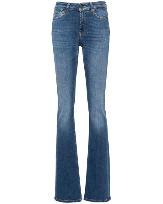 Dondup Newlola Bootcut Jeans in het Blue