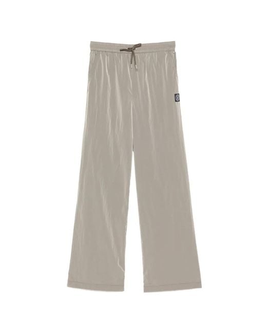 SPORT b. by agnès b. Gray Pantalon Ample À Effet Froissé
