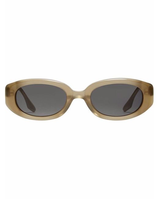 Gentle Monster Oto K2 Oval-frame Sunglasses in Green | Lyst Canada