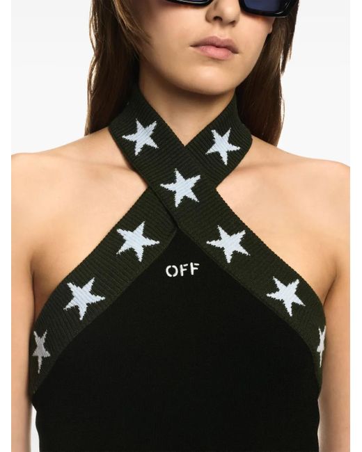 Off-White c/o Virgil Abloh Black Star Mini Dress