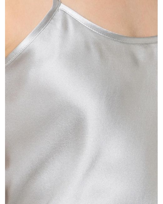 Voz White Liquid Camisole