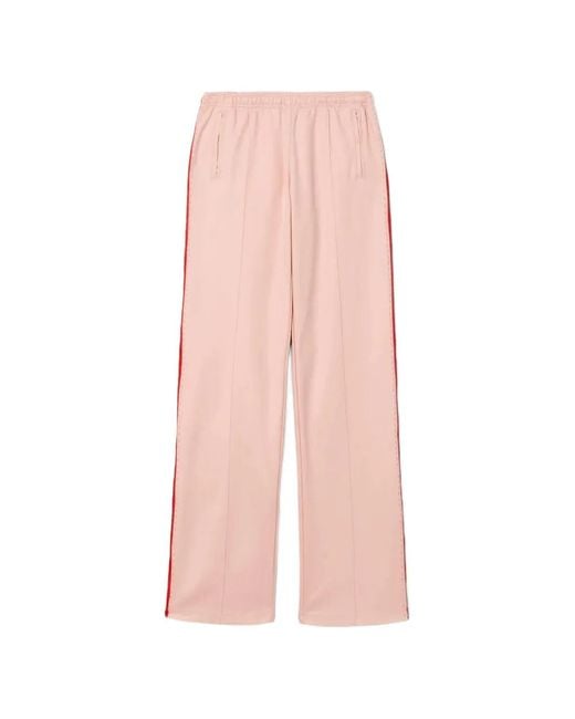Re/done Pink Sunland Side-Stripe Track Pants