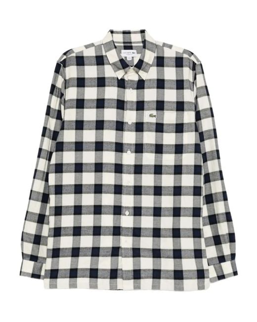 Lacoste Multicolor Plaid Shirt for men