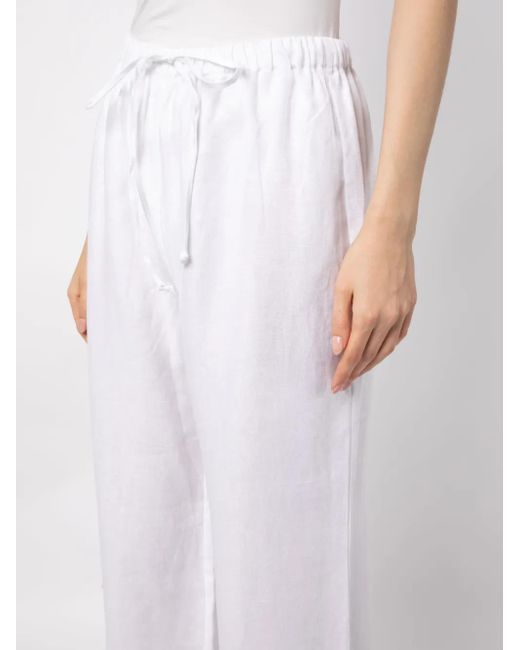 Pantalon De Jogging En Lin Olina Reformation en coloris White