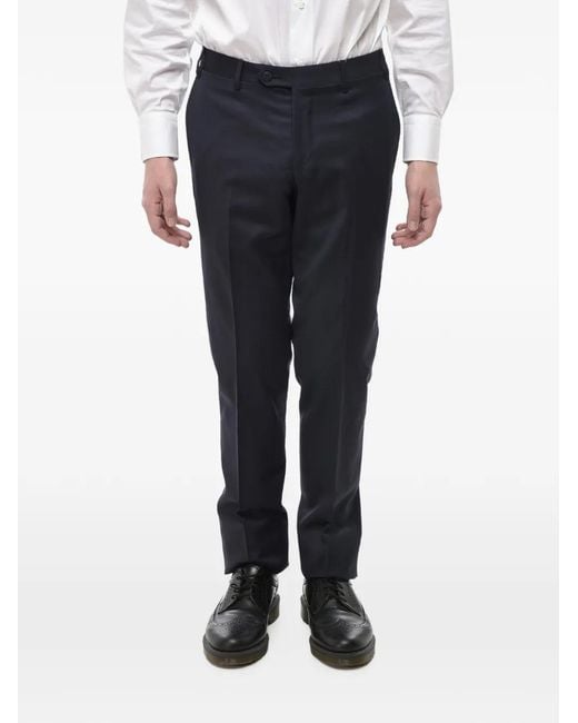 Corneliani Black Academy Wool Trousers for men