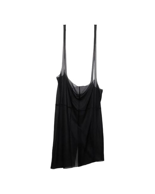 Prada Cigaline Midi-Rok Met Bretels in het Black