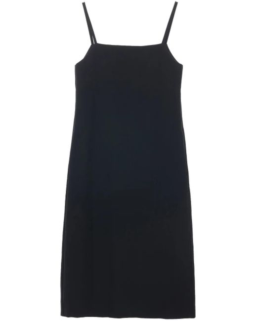 Studio Nicholson Black Slip Midi Dress