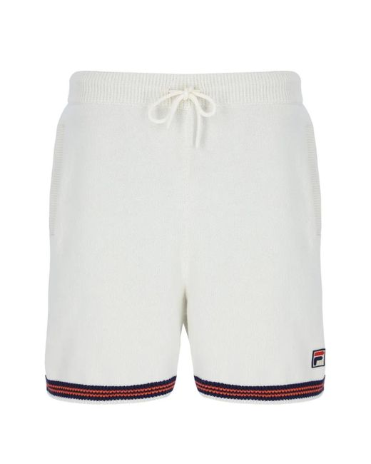 Fila Clemente Shorts in het White voor heren