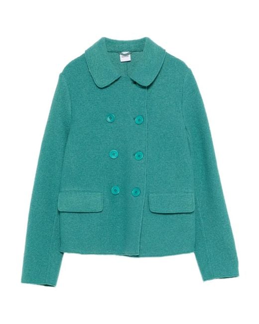 Chaqueta con cuello redondo Aspesi de color Green