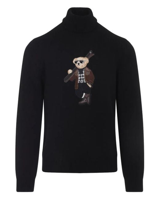メンズ Ralph Lauren ハイネック セーター Black