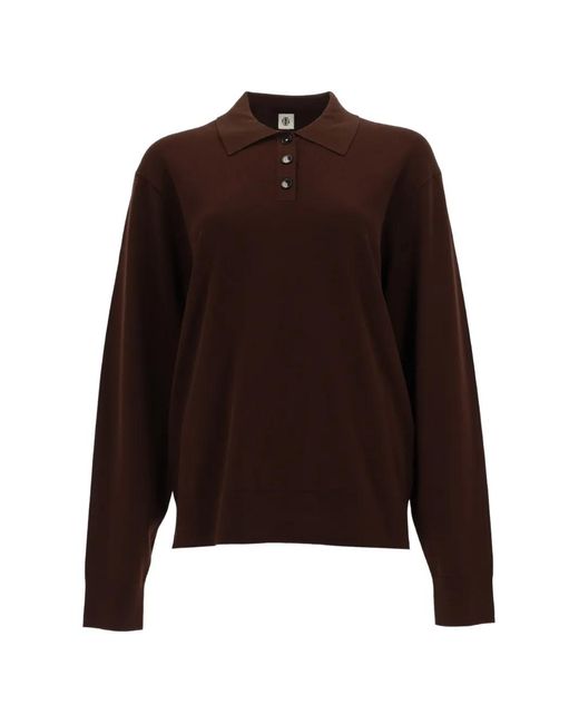 THE GARMENT レディース ブラウン Madison ポロシャツ 【公式通販】