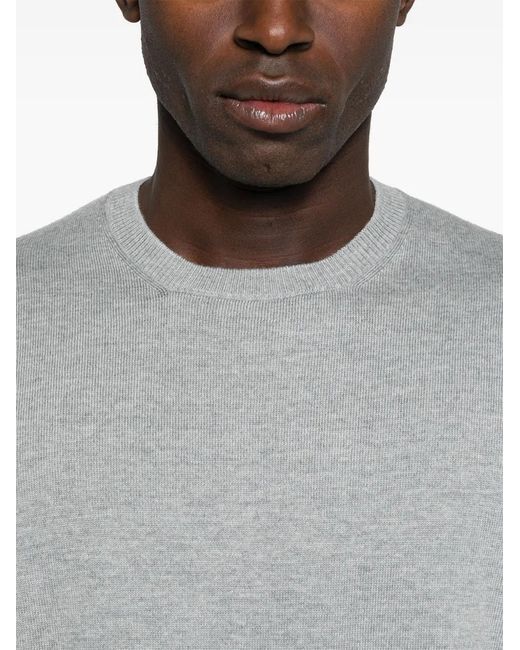 Fay Gray Virgin Wool Sweater for men