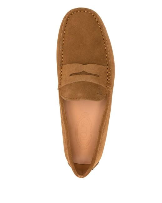Tod's Brown Flat Shoes for men