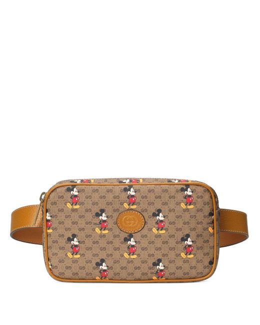 Gucci Multicolor X Disney Mickey Mouse-print Belt Bag for men