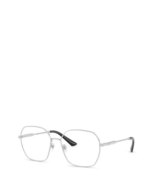 Versace White Ve1316 Geometric-Frame Glasses