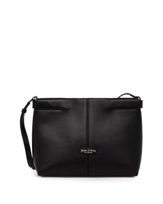 Marc O' Polo Black Handtasche Mit Logo-Patch