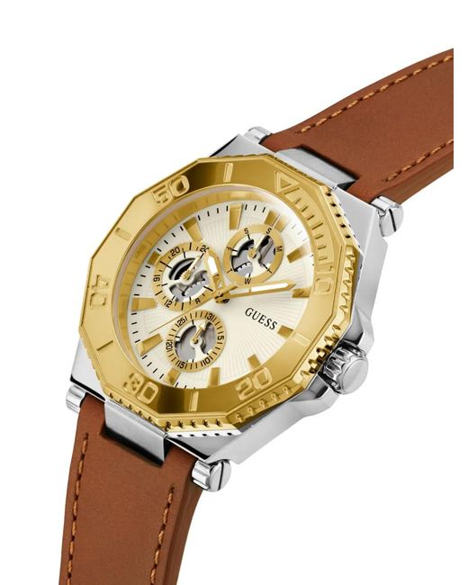 Guess White Prime Quartz 46Mm for men