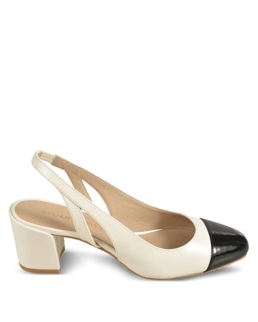Stuart Weitzman Natural Slingback-Pumps