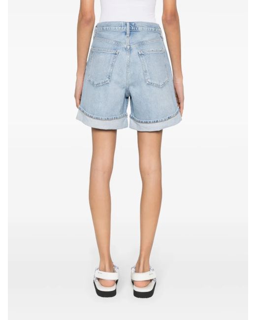 Agolde Blue Dame Short