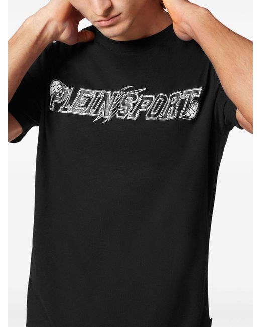 Philipp Plein T-Shirt mit Logo-Print in Black für Herren