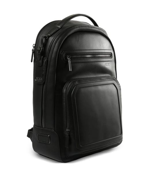 Tumi Black Harrison Warren Zip Backpack