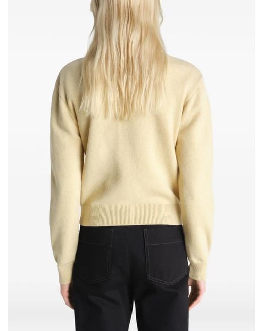 Lemaire Natural Buttoned Reversible Cardigan