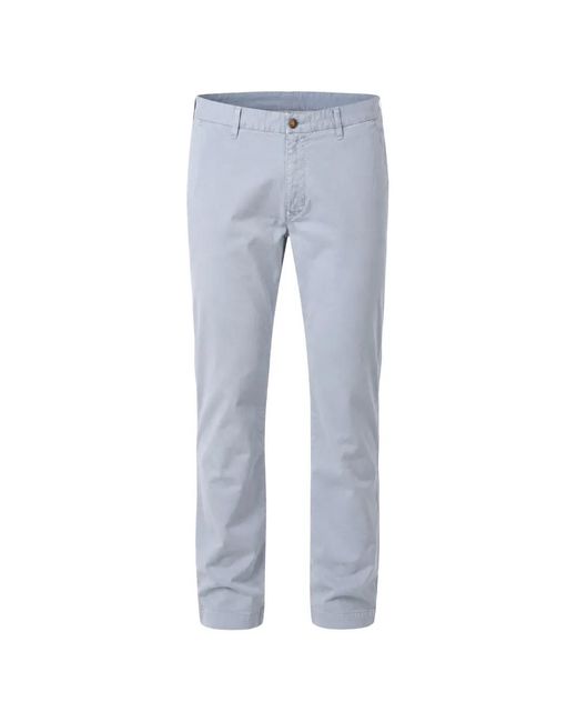 Blauer Blue Button-Up Chino Trousers for men