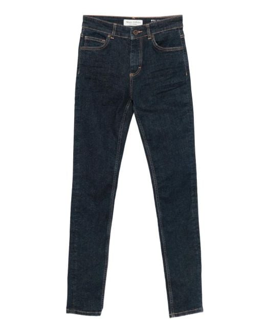 Marc O' Polo Blue Cotton-Blend Jeans