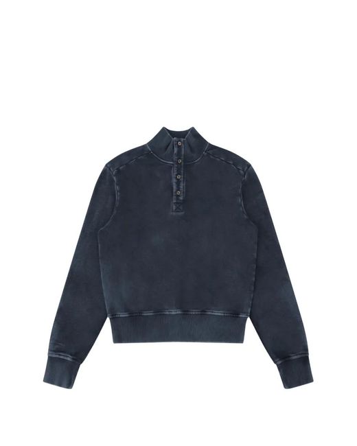 Entire studios Blue Button-Placket Sweater