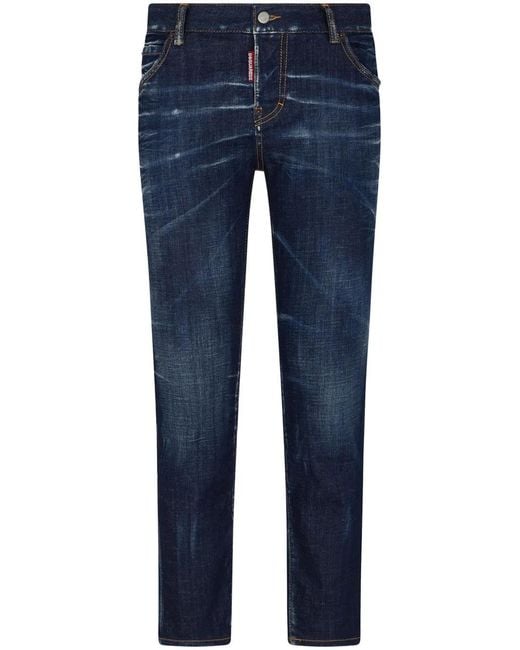 DSquared² Blue Skater Slim Jeans