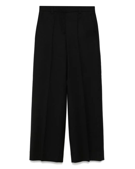 Incotex Black Wool Trousers