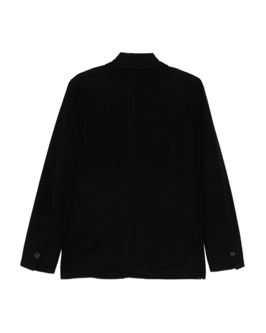 Dell'Oglio Black Button-Down Shirt for men