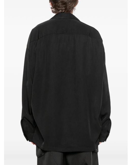 Maison Mihara Yasuhiro Black Chemise À Poche Poitrine for men