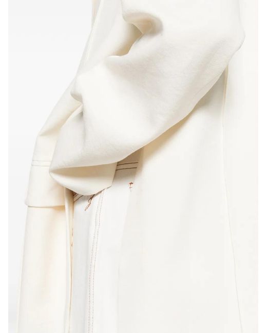 ELEH White Double-Breasted Blazer