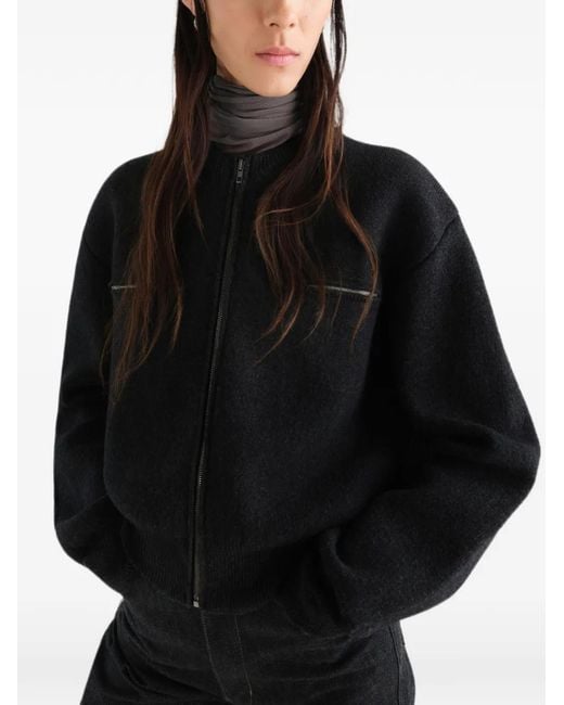 Lemaire Black Zipped Top