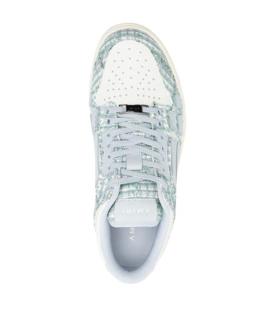 Amiri Skel Bouclé Sneakers in het White