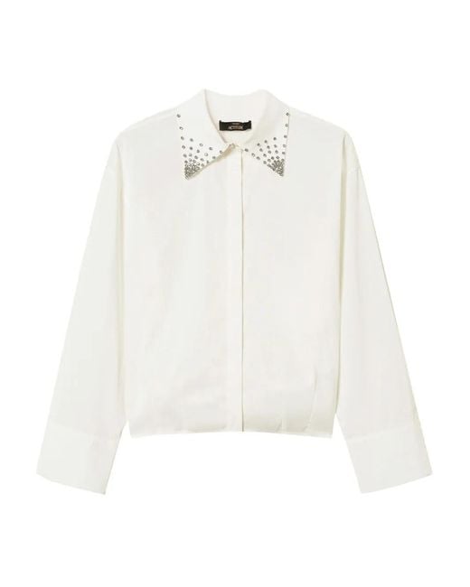 Twinset White Long-Sleeves Shirt