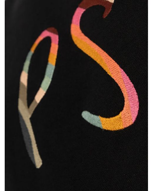 Paul Smith Black Logo Crewneck Sweatshirt