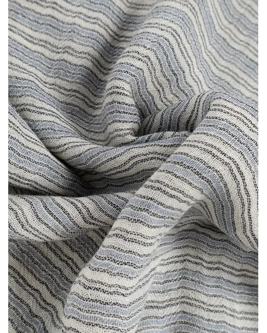 Sciarpa Zenila Con Frange di Isabel Marant in Gray