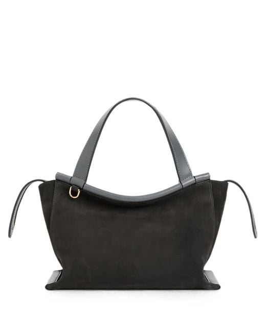 Wandler Black Ida Suede Shoulder Bag