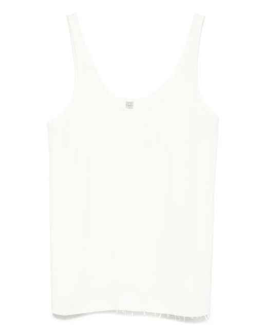Totême  White Textured Top